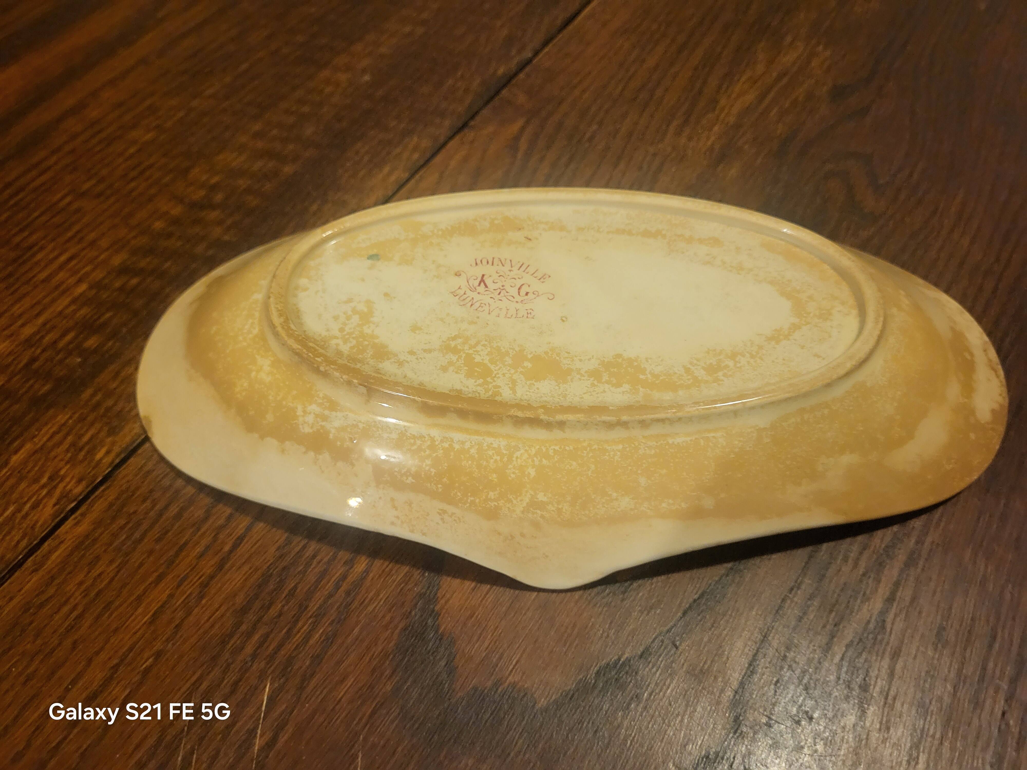 Old serving platter - ironstone