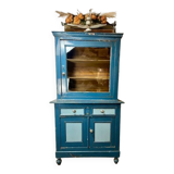 Blue flea market cabinet / display case