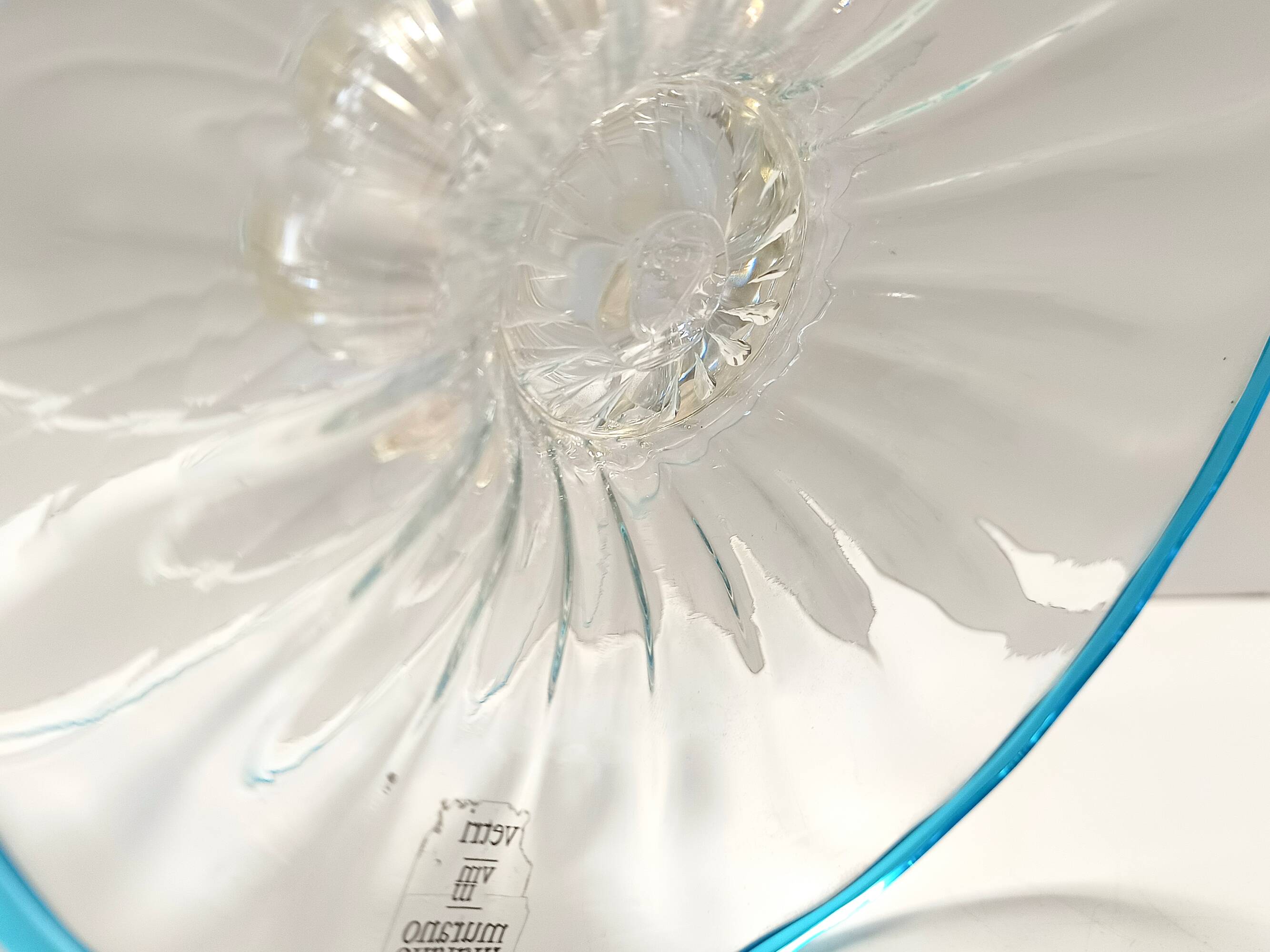 Murano Glass Centerpiece - Pedestal Bowl attr. to Alberto Doná, Italy