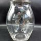 Covered jar / glass and openwork tin vase - Daffodils