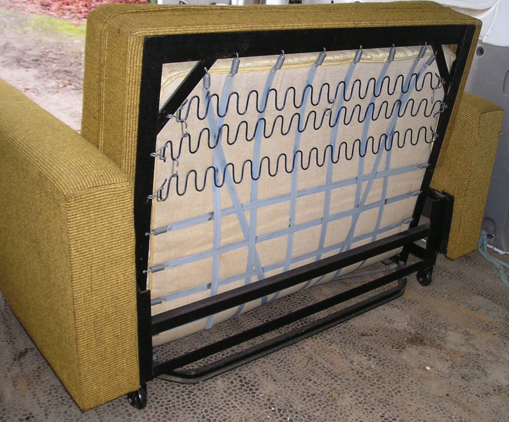 Sofa 2 seats convertible into bed 1 person 70 years