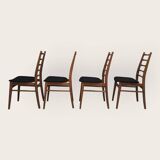 Vier Mid Century stoelen