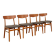 4 chaises de salle à manger Farstrup Modèle 210, rénovées