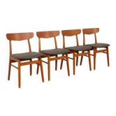 4 x dining chairs | Farstrup | Model 210 | Restored