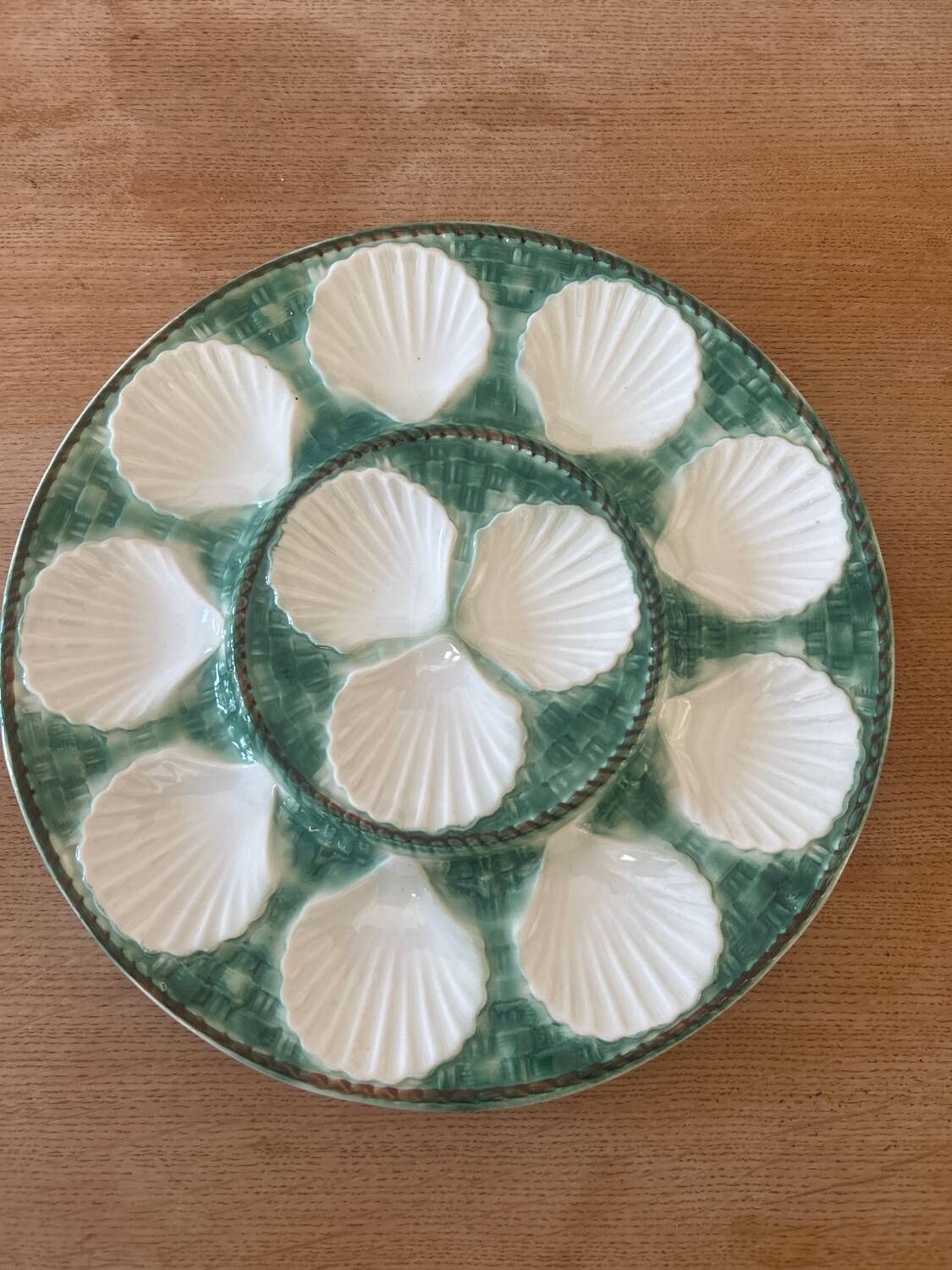Oyster Dish in Barbotine