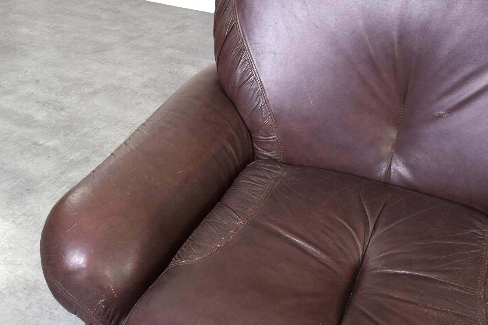 Mid-Century Italian Lounge Chairs, 1970s, Set of 2.