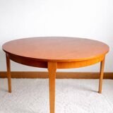 Danish extendable round table 1960