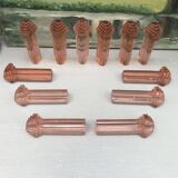 pink / rosaline art deco knife holders