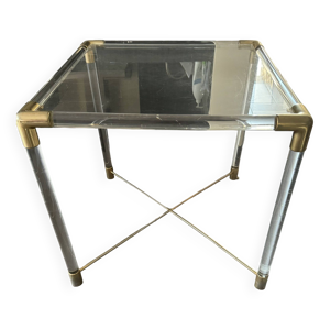 Table vintage plexiglass