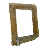 VINTAGE RATTAN MIRROR