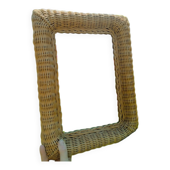 VINTAGE RATTAN MIRROR