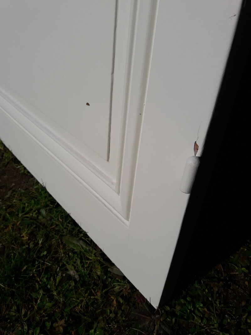 Door 207x99,5cm communication back panel molded