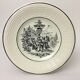 Set Of 6 Dessert Plates Representing 6 Months Of The Year. "Digoin Sarreguemines"