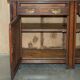 Victorian English oak rustic buffet circa 1880 with drawers.