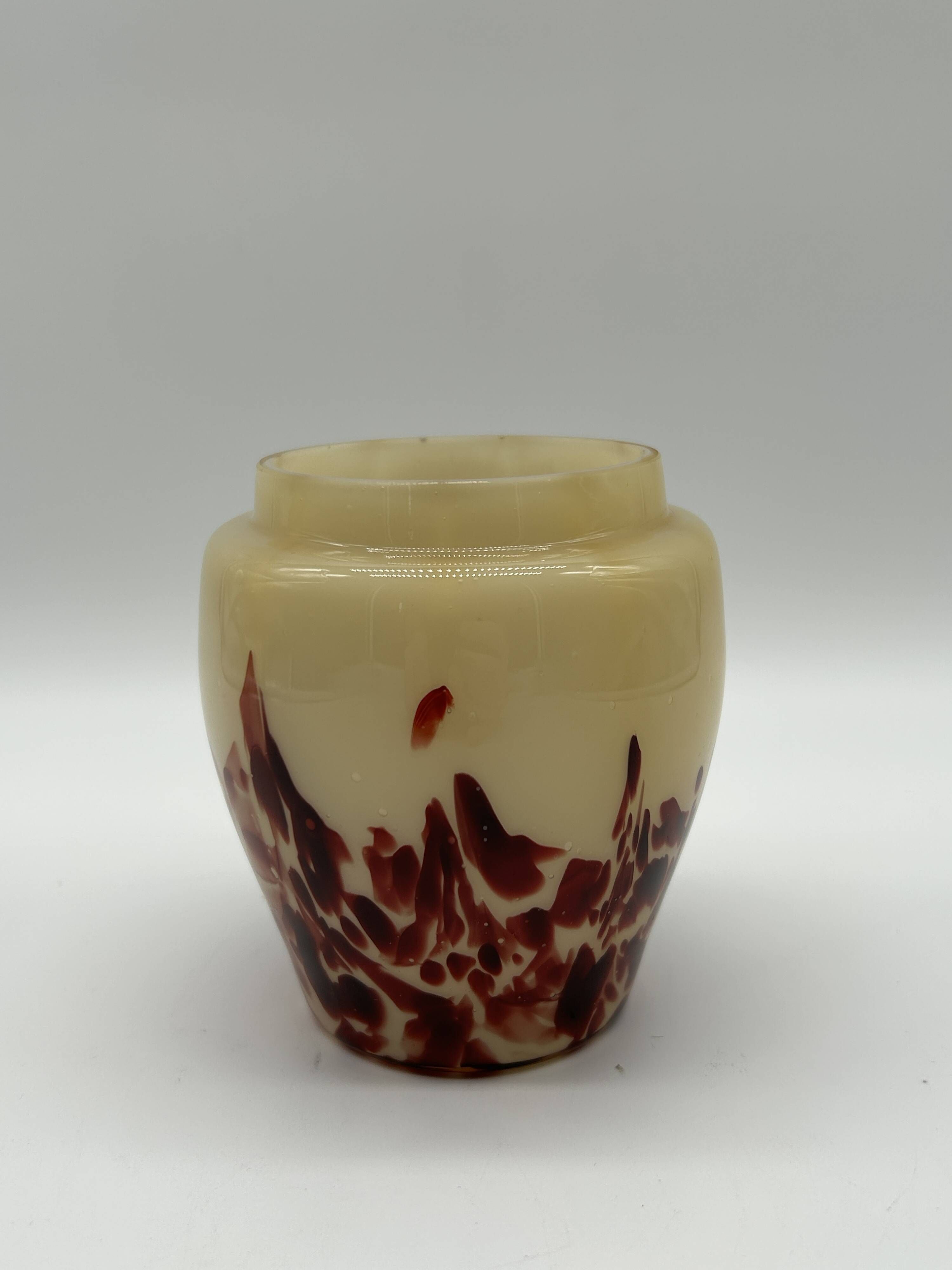 Art Deco glass vase attributed to Franz Welz