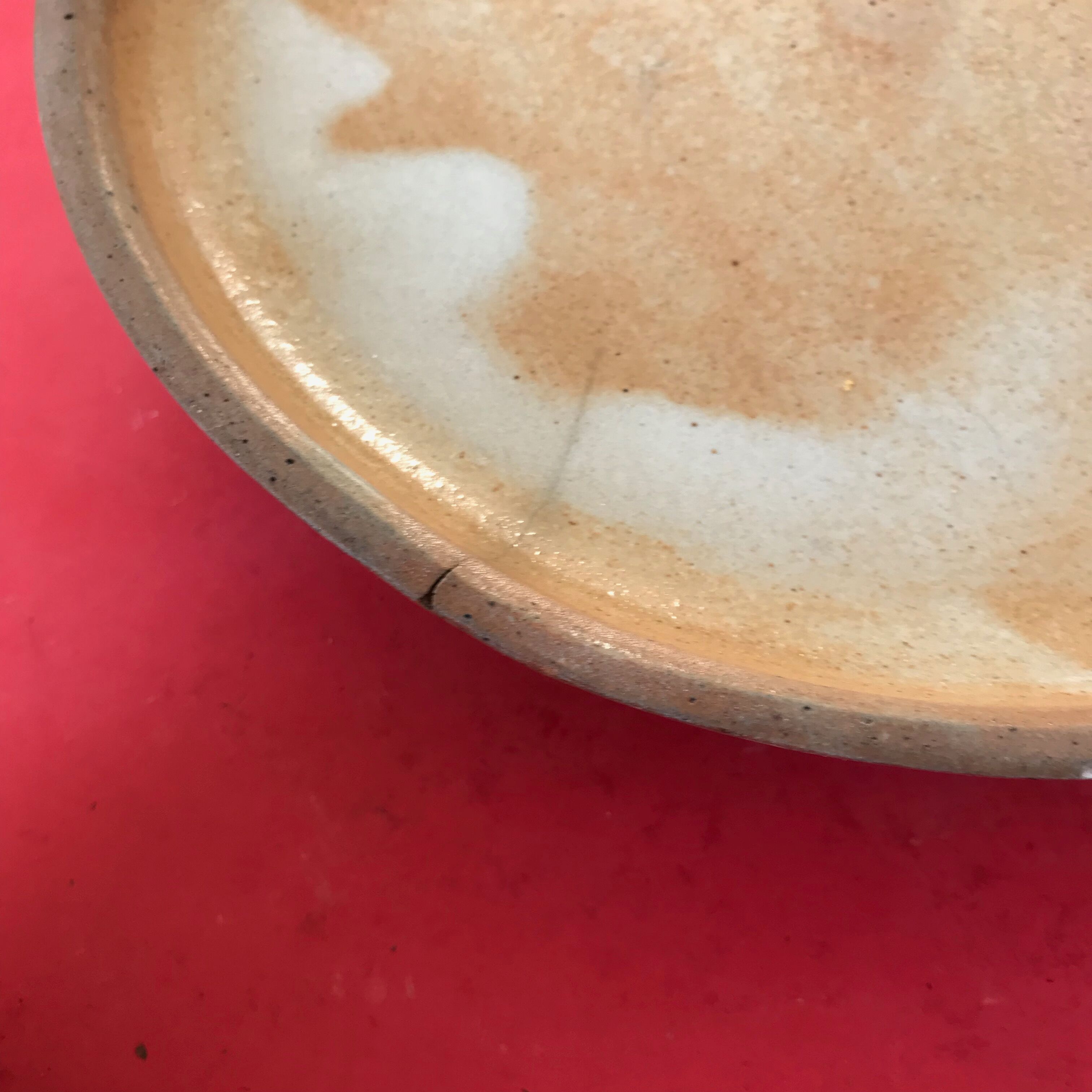 Batch stoneware plates