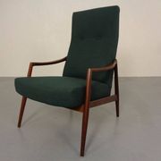 Organic Teak Armchair by Hartmut Lohmeyer for Wilkhahn, 1960s