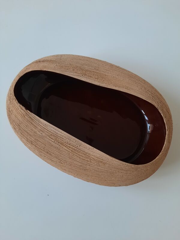 Coupe à fruits, forme libre, esprit vintage 1950 1960