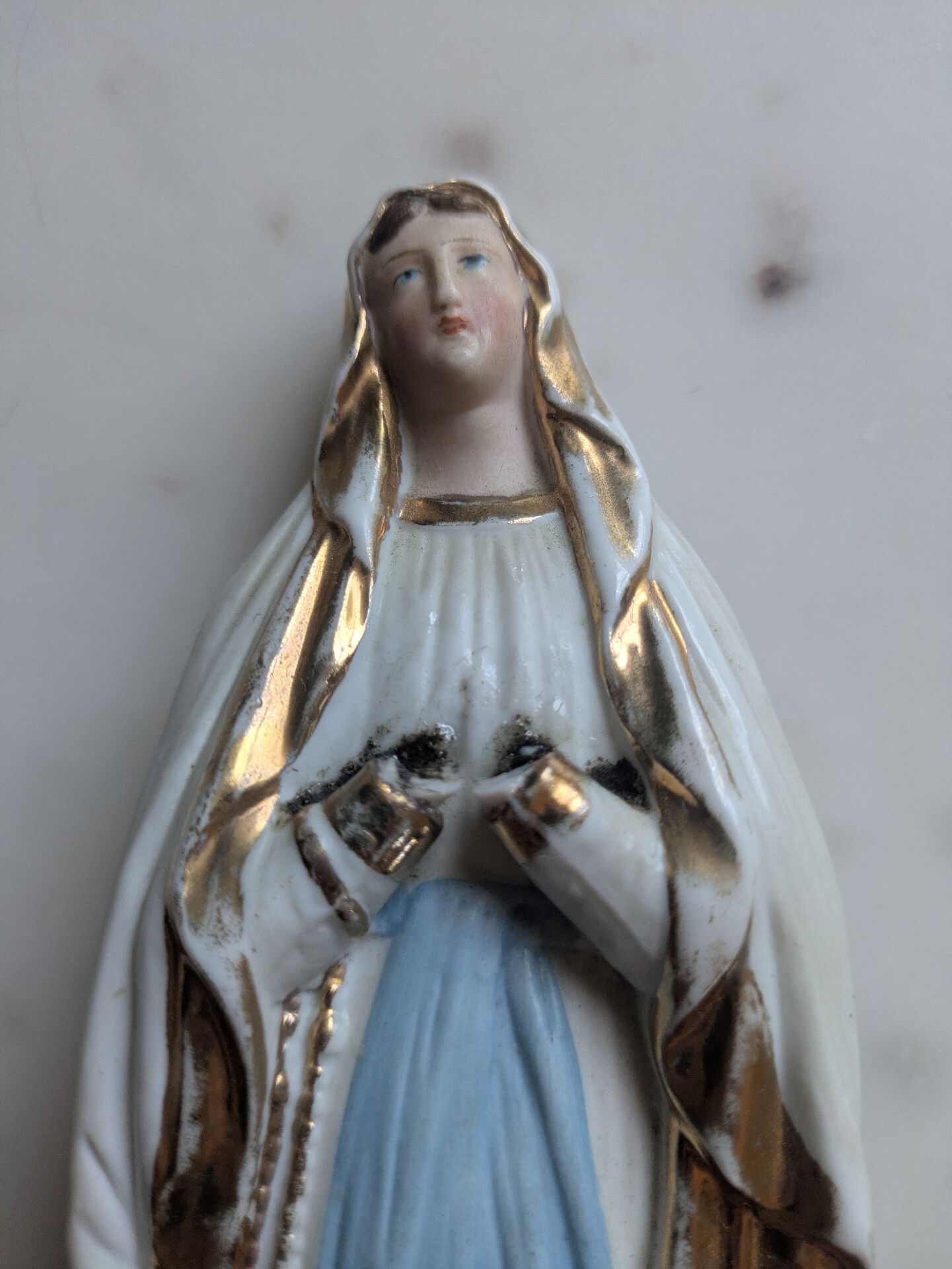 Statuette de la Sainte Vierge, fin XIXeme - début XXeme