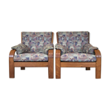 2x 60s 70s Teak Easy Chair Olsen & Laursen Danish Design Denmark
