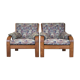 2x 60s 70s Teak Easy Chair Olsen & Laursen Danish Design Denmark