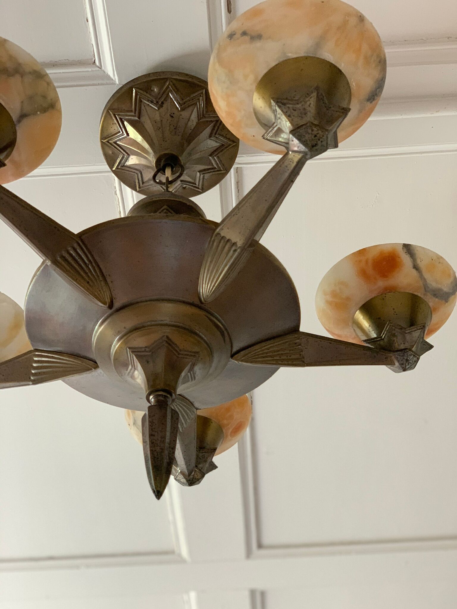 Antique ceiling Lamp Art Deco 1920s