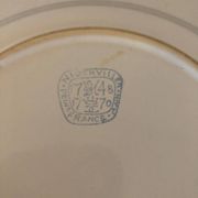 Vintage earthenware dish from Niederviller