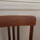 Pair of patinated bistro chairs
