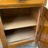 Louis XV wooden chest of drawers and bedside table