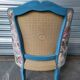 Louis XV style bergère and its footrest