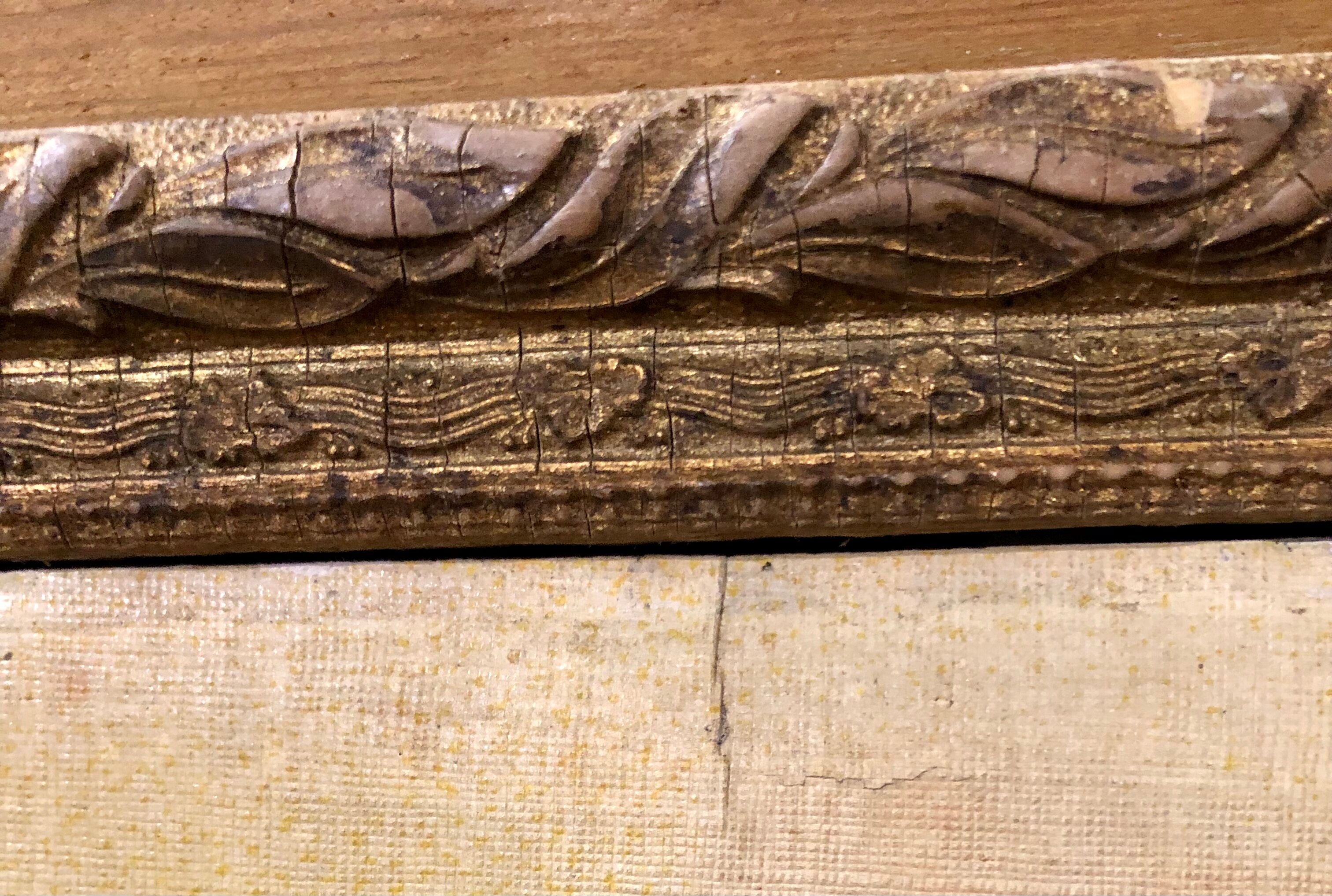 Old advertising painting Suze