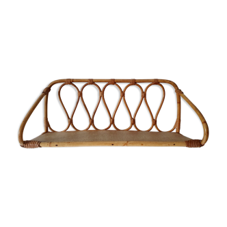 Rattan shelf 60s