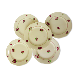 5 flat plates from the Moulin des Loups and Hamage model Paul 220539