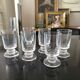 6 crystal glasses 1970s