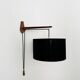 Adjustable Teak Wall Lamp by Kaiser Leuchten