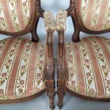Lounge armchairs bench medallion