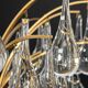 Murano glass drop-shaped chandelier, Christoph Palme, Germany, 1970s