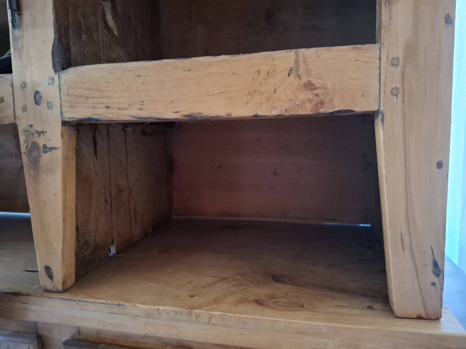 Large solid wood sideboard