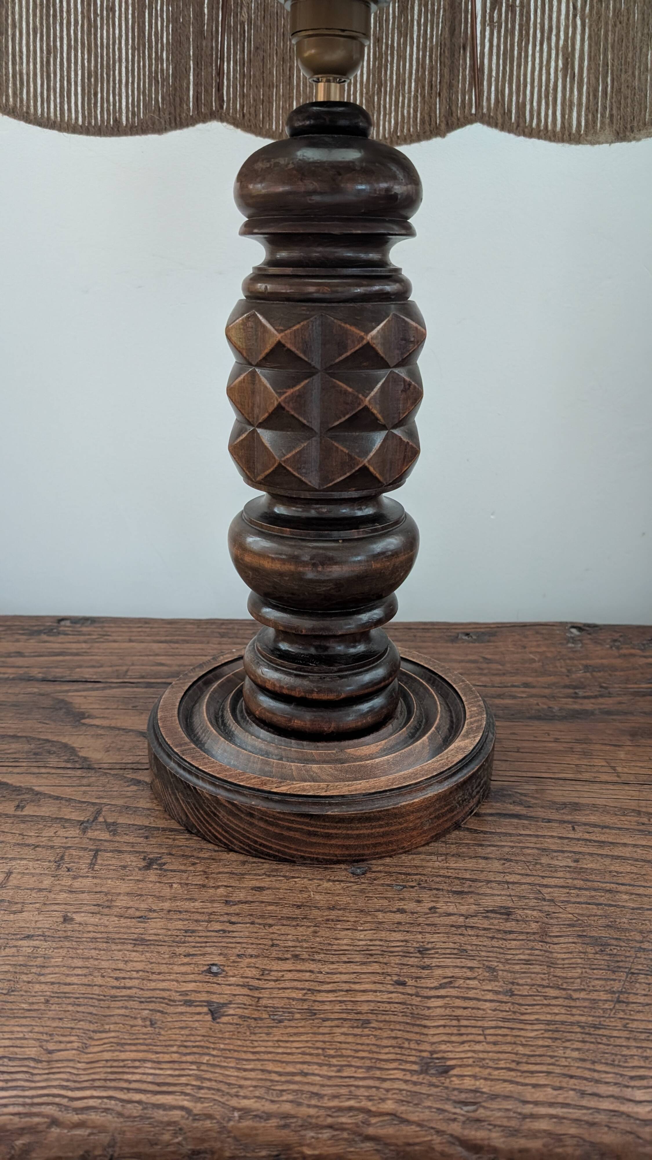 Wooden lamp