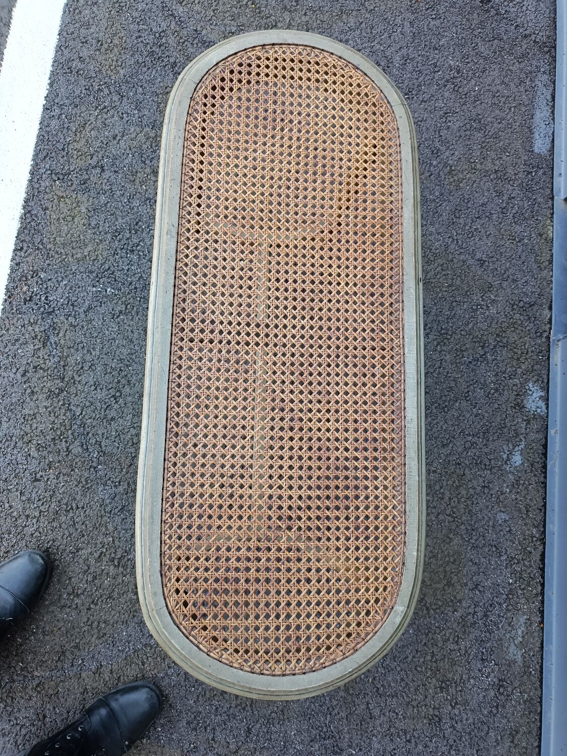 Old piano bench cannée style louis xvi