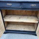 Low sideboard Early XXth wood painted