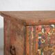 Antique painted trunk with floral motifs (c.1920) #32