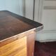 Tabouret coffre en bois