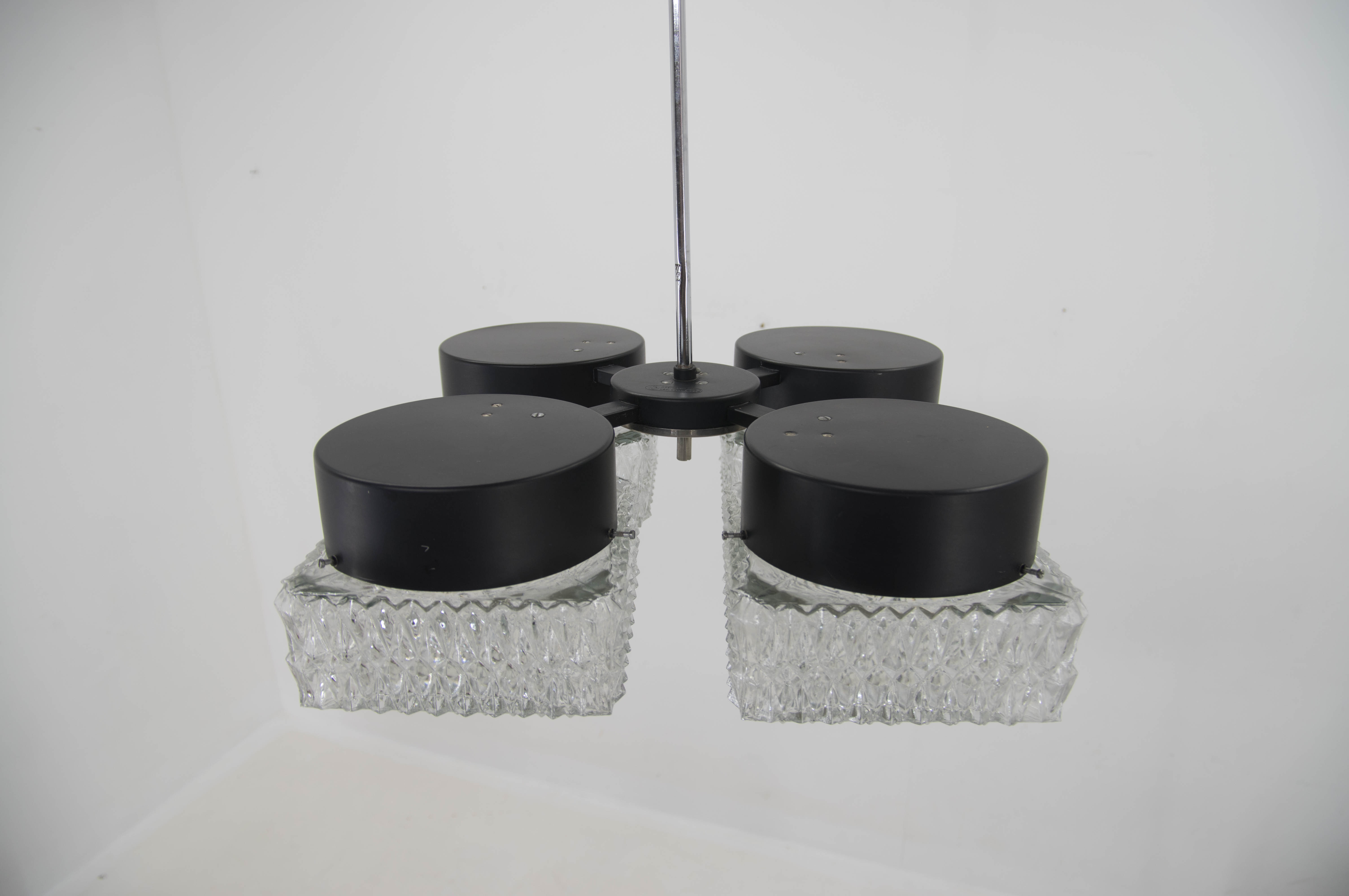 Chandelier by Napako, Czechoslovakia, 1960s