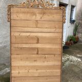 Louis XVI style mirror in gilded wood 176x109cm