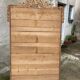 Louis XVI style mirror in gilded wood 176x109cm