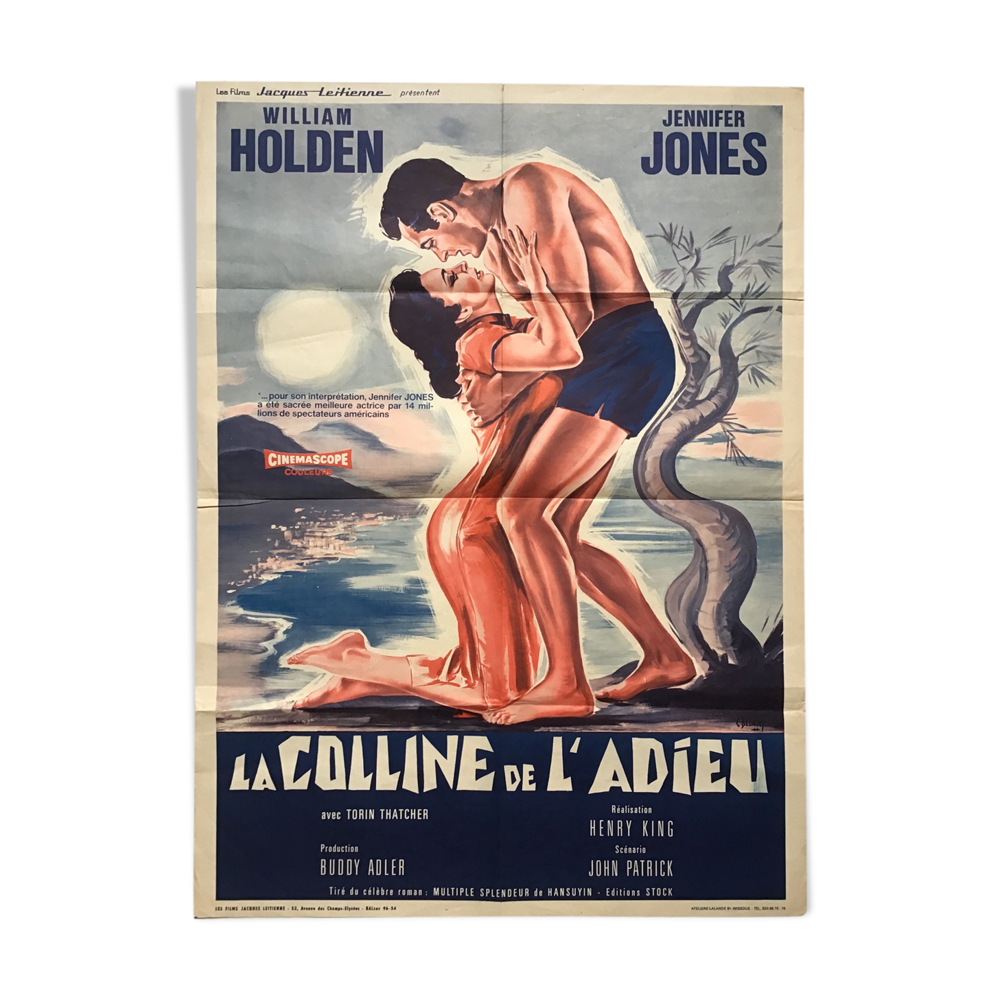 Original French poster the Hill of farewell, Constantin Belinsky