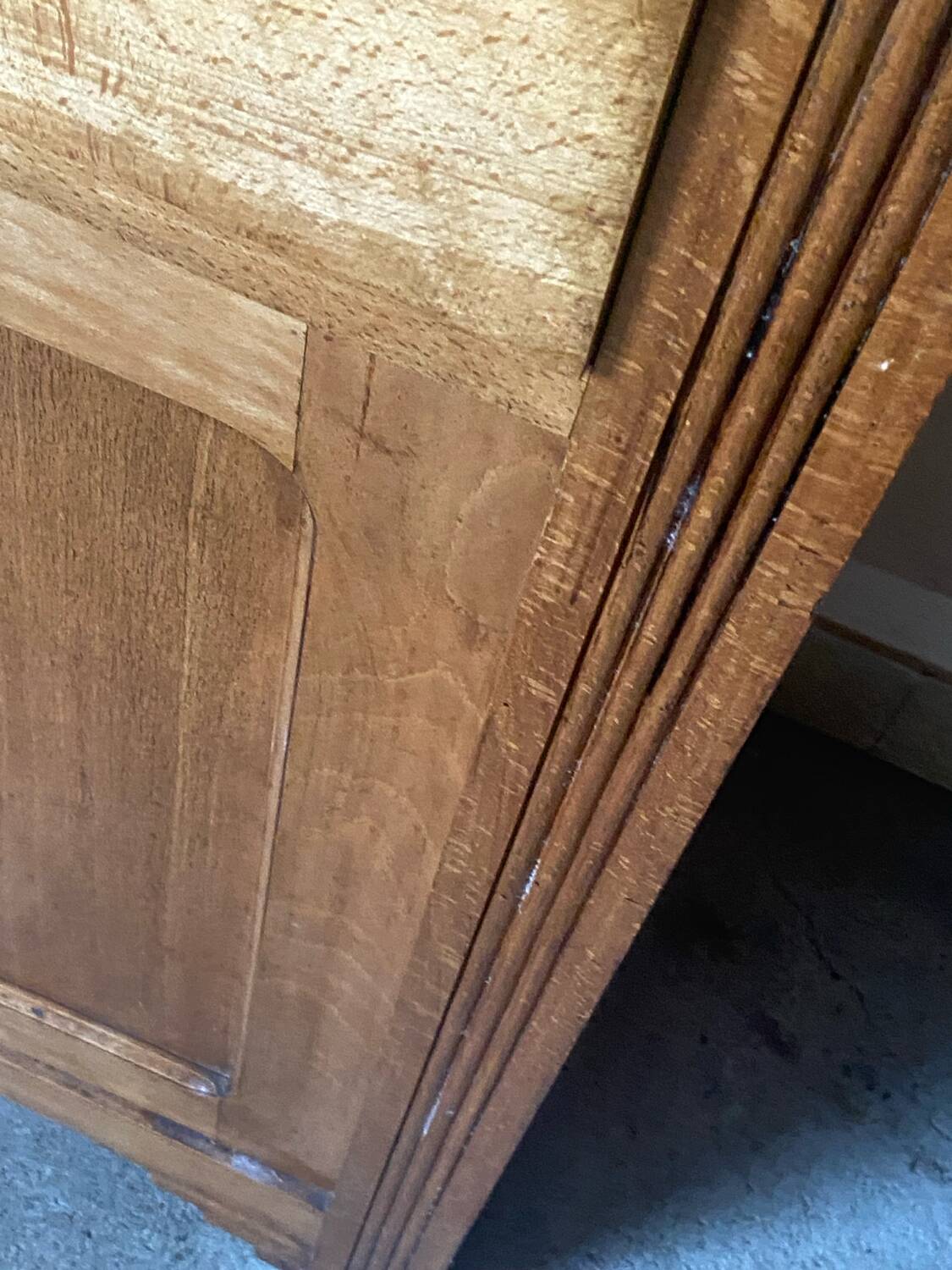 Buffet parisien en bois blond