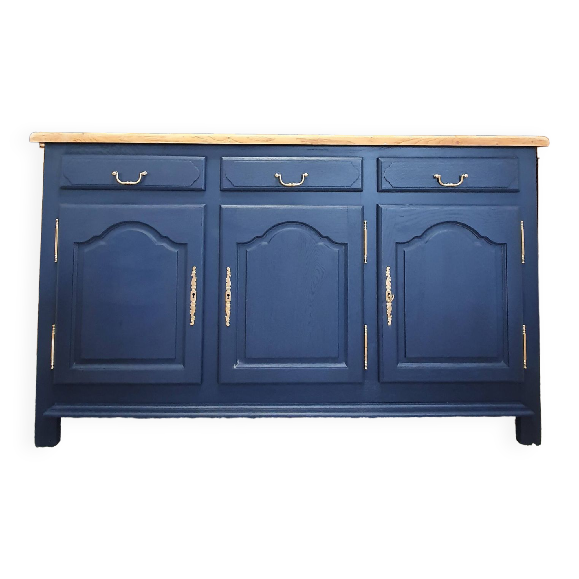 Old sideboard restyled midnight blue