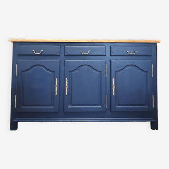 Old sideboard restyled midnight blue